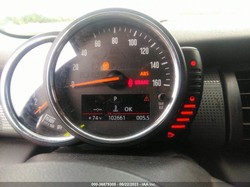 2016 MINI COOPER HARDTOP - WMWXP5C52G2D14293