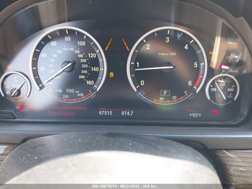 2014 BMW 5 SERIES 535D XDRIVE - WBAFV3C51EDZ33777