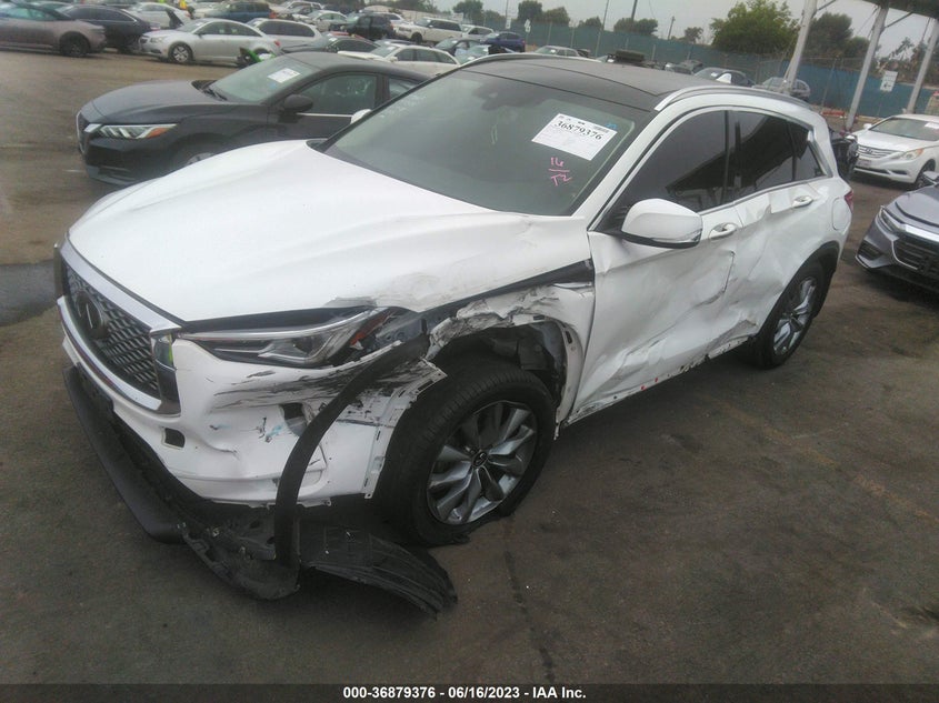 VIN 3PCAJ5BA0MF121865 2021 INFINITI QX50 LUXE