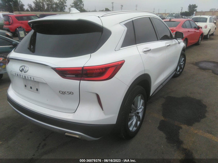 VIN 3PCAJ5BA0MF121865 2021 INFINITI QX50 LUXE