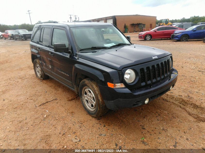 2016 JEEP PATRIOT SPORT - 1C4NJPBA9GD710938
