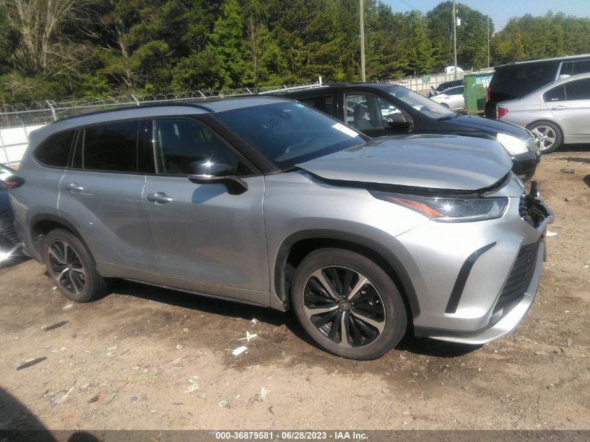 2021 TOYOTA HIGHLANDER XSE - 5TDJZRAH5MS032156