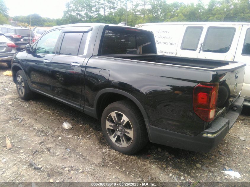 2019 HONDA RIDGELINE RTL-E - 5FPYK3F74KB025580