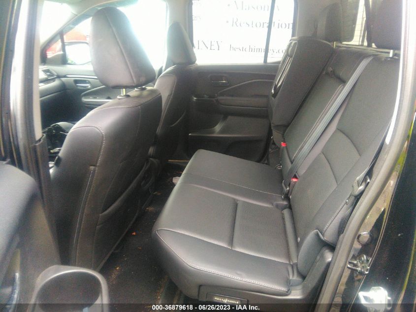 2019 HONDA RIDGELINE RTL-E - 5FPYK3F74KB025580