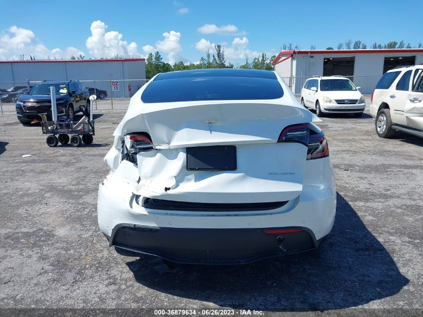 2022 TESLA MODEL Y LONG RANGE - 7SAYGDEEXNA015849