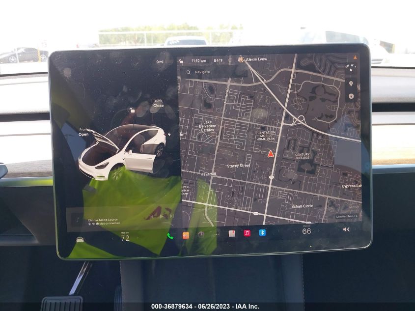 2022 TESLA MODEL Y LONG RANGE - 7SAYGDEEXNA015849