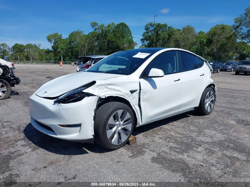 2022 TESLA MODEL Y LONG RANGE - 7SAYGDEEXNA015849