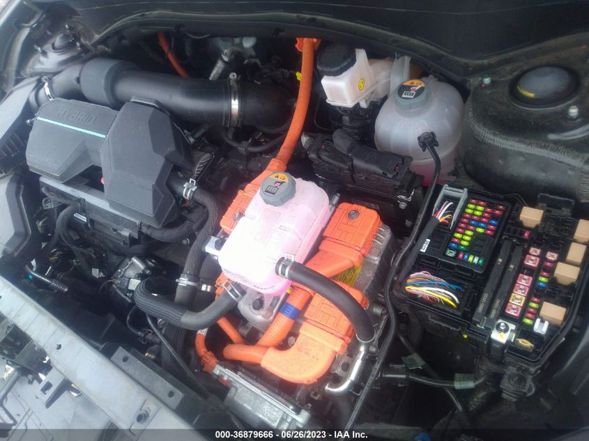 2022 HYUNDAI SANTA FE HYBRID BLUE - KM8S2DA1XNU037716