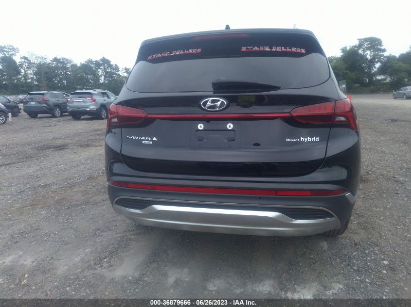 2022 HYUNDAI SANTA FE HYBRID BLUE - KM8S2DA1XNU037716