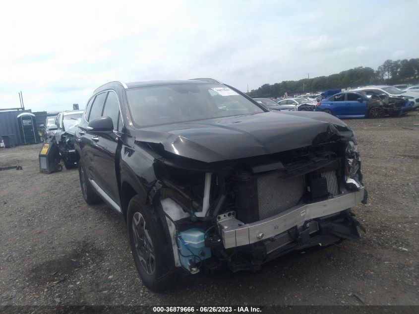 2022 HYUNDAI SANTA FE HYBRID BLUE - KM8S2DA1XNU037716