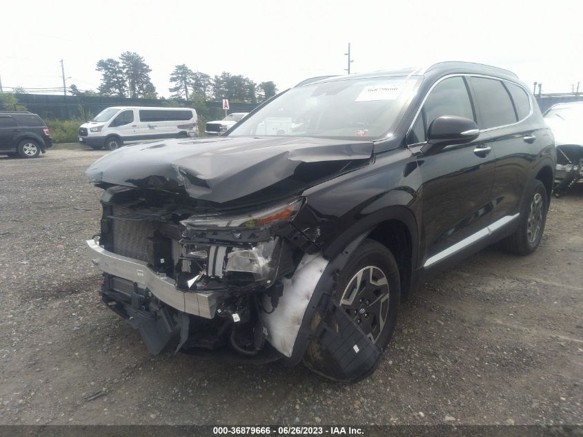 2022 HYUNDAI SANTA FE HYBRID BLUE - KM8S2DA1XNU037716