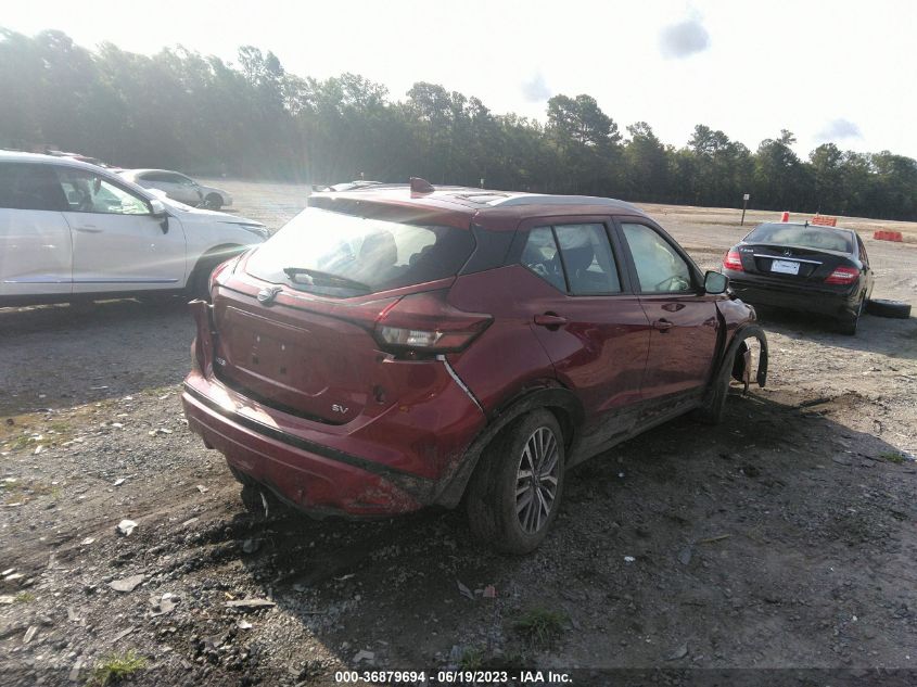 2022 NISSAN KICKS SV - 3N1CP5CV5NL483334