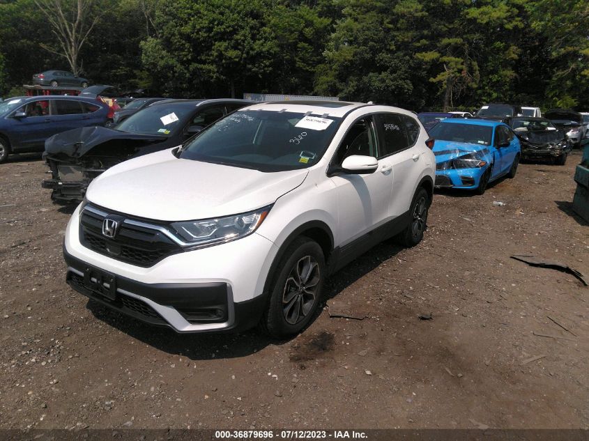 2022 HONDA CR-V EX-L - 2HKRW2H81NH668380