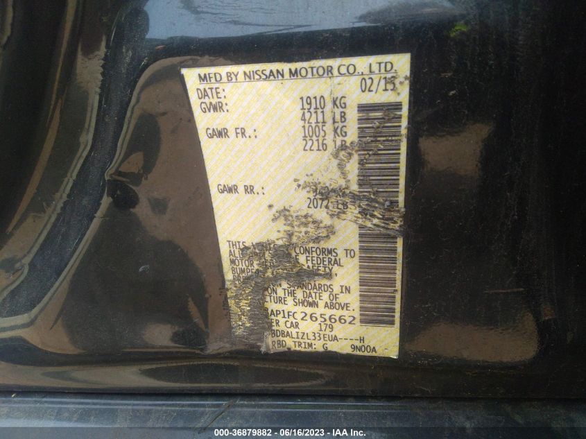 2015 NISSAN ALTIMA 2.5 SV - 1N4AL3AP1FC265662