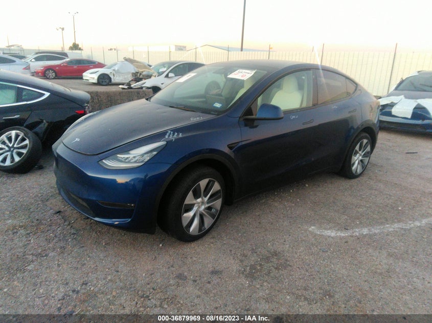 VIN 7SAYGDEE3PA079282 2023 TESLA MODEL Y LONG RANGE