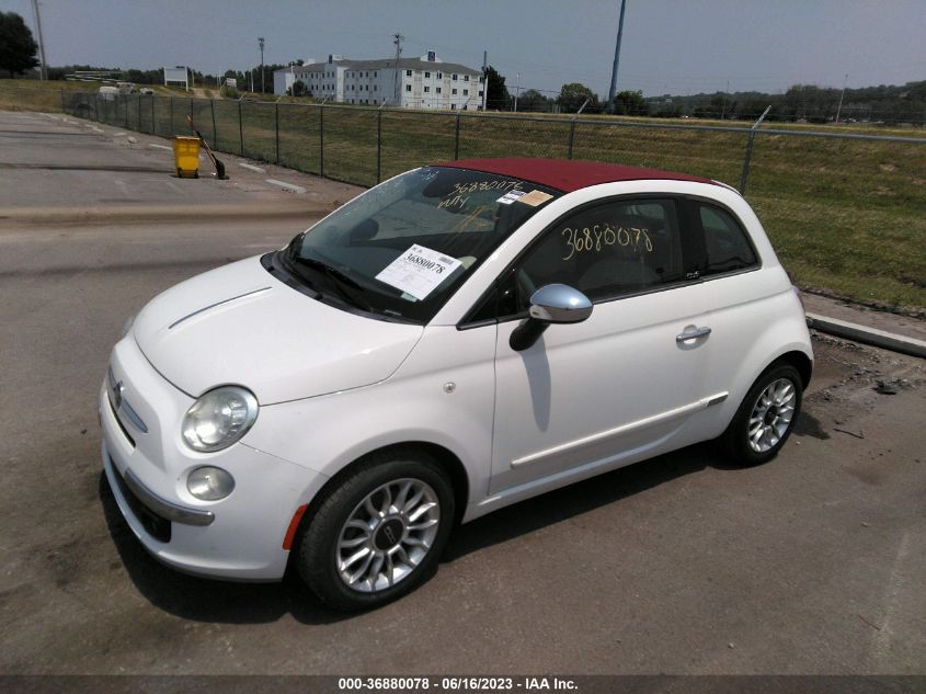 2014 FIAT 500C LOUNGE 3C3CFFER5ET169760