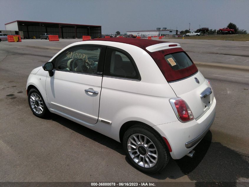 2014 FIAT 500C LOUNGE 3C3CFFER5ET169760
