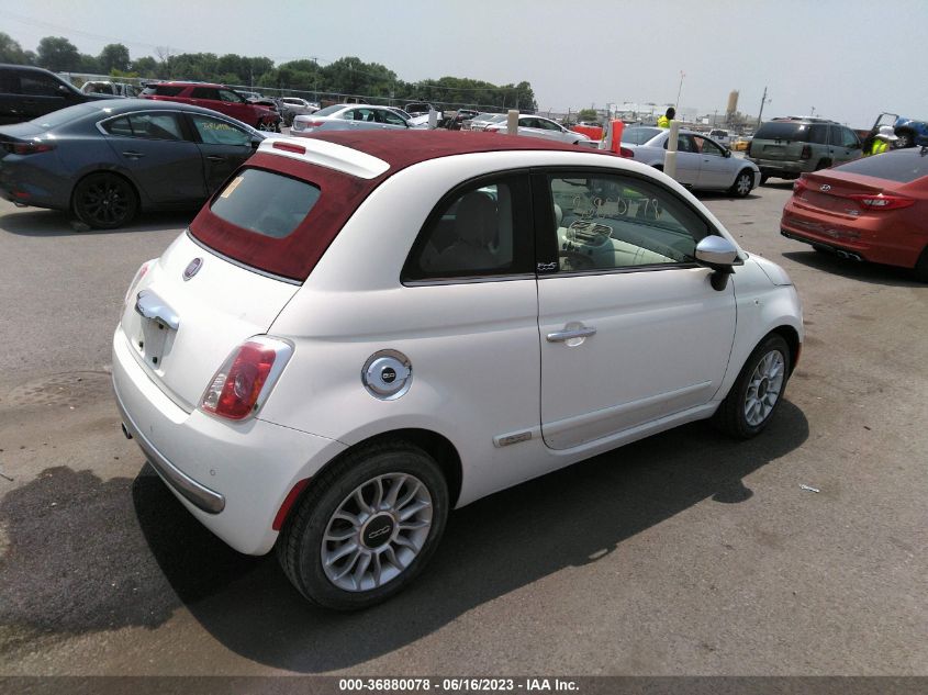 2014 FIAT 500C LOUNGE 3C3CFFER5ET169760