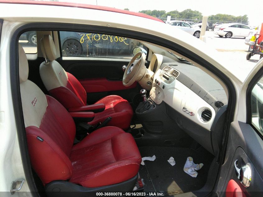 2014 FIAT 500C LOUNGE 3C3CFFER5ET169760