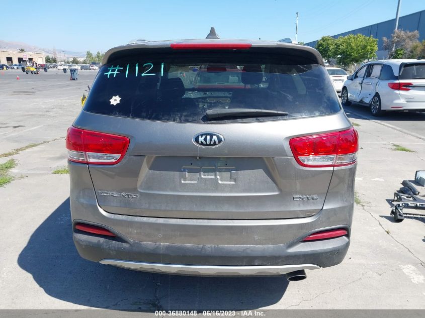 2016 KIA SORENTO EX - 5XYPH4A52GG001499