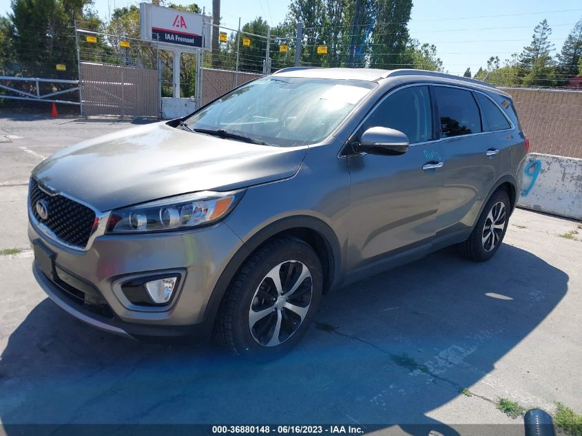 2016 KIA SORENTO EX - 5XYPH4A52GG001499