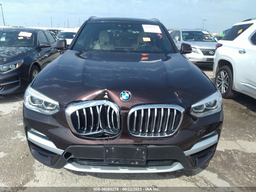 2019 BMW X3 SDRIVE30I - 5UXTR7C5XKLE96494