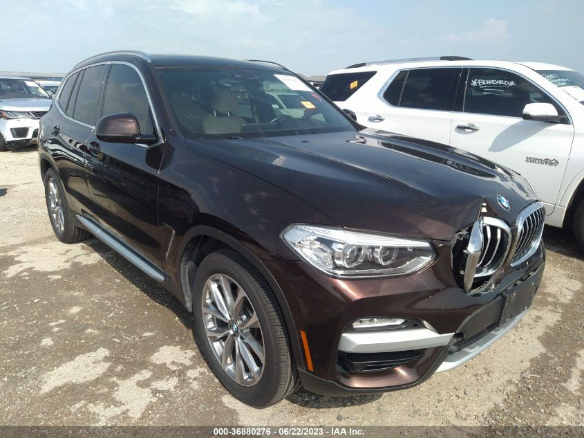 2019 BMW X3 SDRIVE30I - 5UXTR7C5XKLE96494