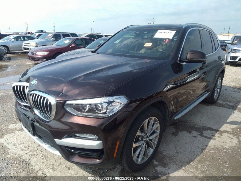 2019 BMW X3 SDRIVE30I - 5UXTR7C5XKLE96494