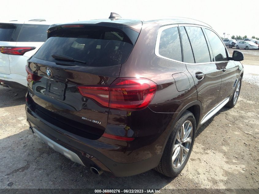 2019 BMW X3 SDRIVE30I - 5UXTR7C5XKLE96494