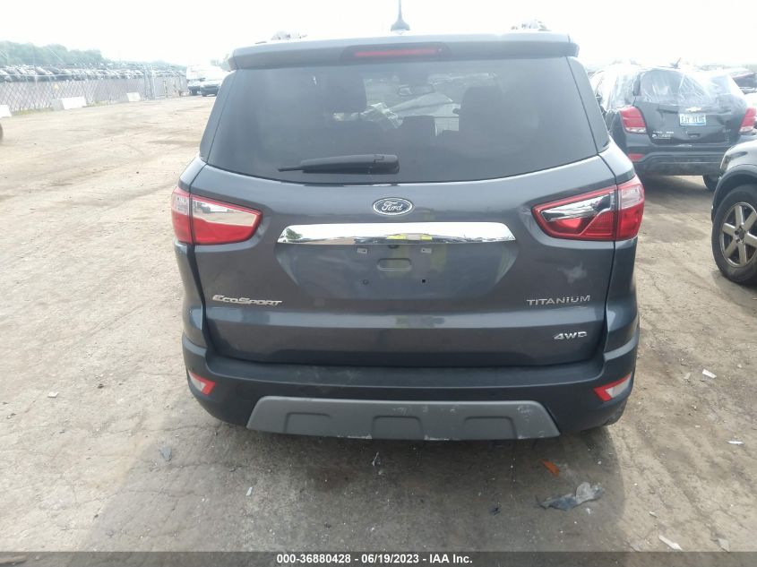 2020 FORD ECOSPORT TITANIUM - MAJ6S3KL8LC354516