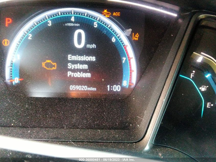 2020 HONDA CIVIC HATCHBACK EX-L - SHHFK7H82LU408222