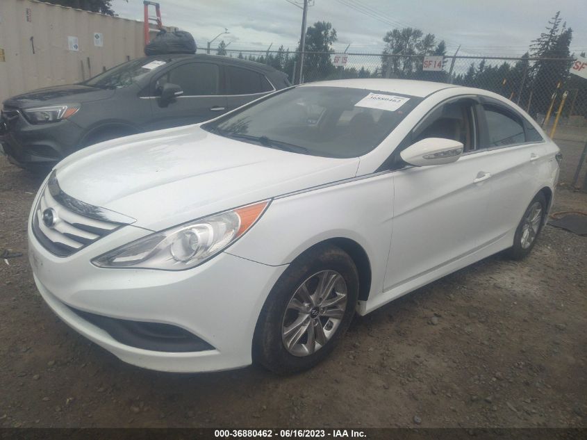 2014 HYUNDAI SONATA GLS - 5NPEB4AC7EH935140