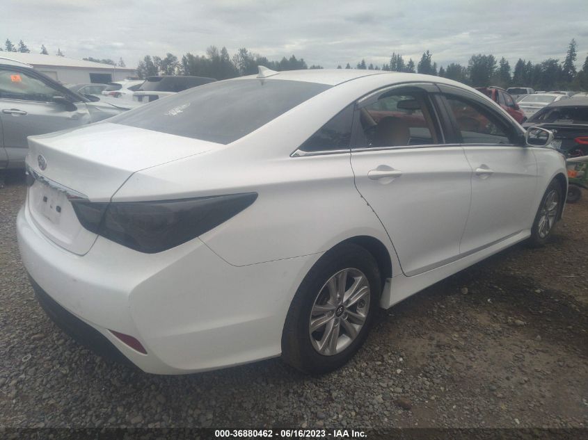 2014 HYUNDAI SONATA GLS - 5NPEB4AC7EH935140