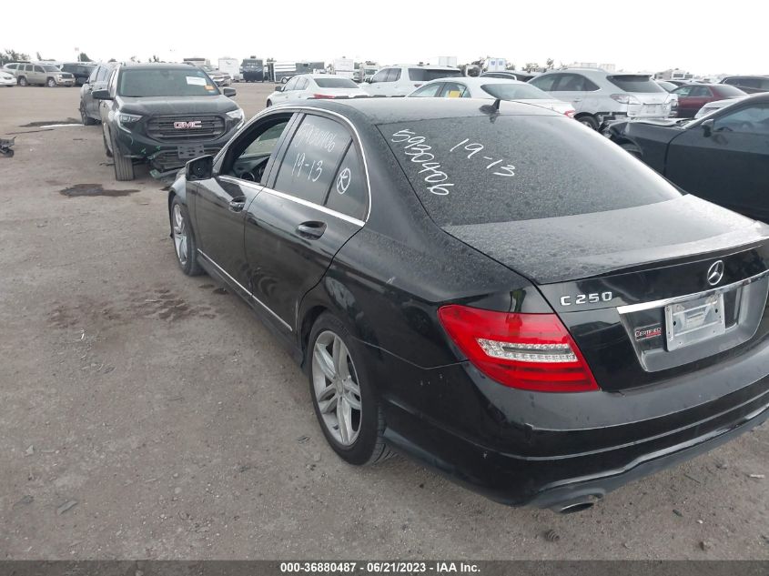 2014 MERCEDES-BENZ C-CLASS C 250 - WDDGF4HB7EG214241