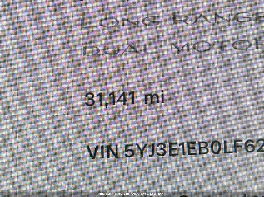 2020 TESLA MODEL 3 LONG RANGE - 5YJ3E1EB0LF621811