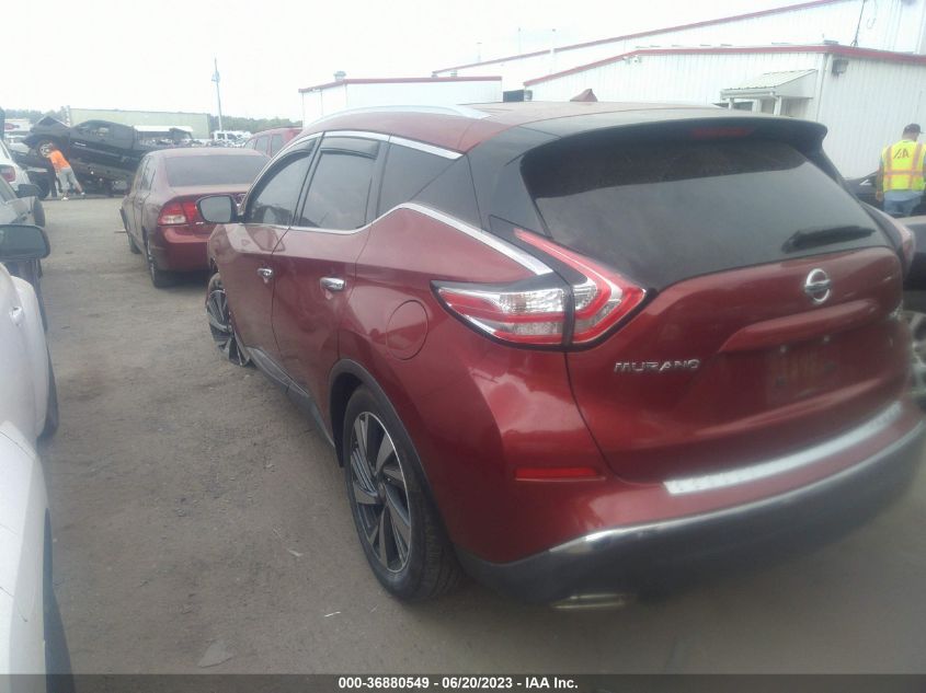 2016 NISSAN MURANO PLATINUM - 5N1AZ2MHXGN104199
