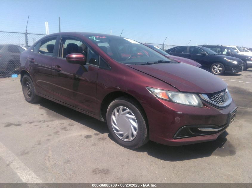 2014 HONDA CIVIC SEDAN LX - 19XFB2F58EE231164