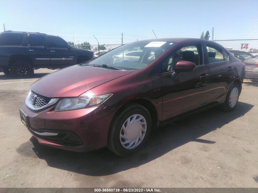 2014 HONDA CIVIC SEDAN LX - 19XFB2F58EE231164