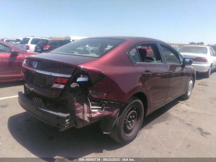 2014 HONDA CIVIC SEDAN LX - 19XFB2F58EE231164