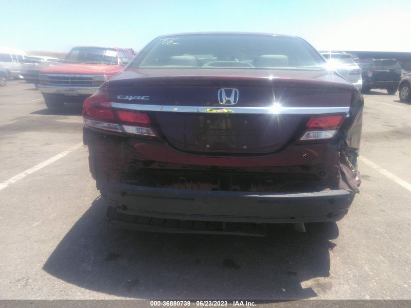 2014 HONDA CIVIC SEDAN LX - 19XFB2F58EE231164