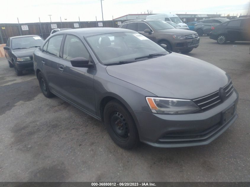 2015 VOLKSWAGEN JETTA SEDAN 2.0L S - 3VW1K7AJ1FM339481