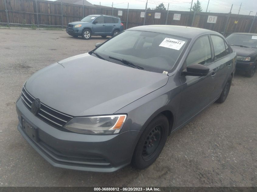 2015 VOLKSWAGEN JETTA SEDAN 2.0L S - 3VW1K7AJ1FM339481