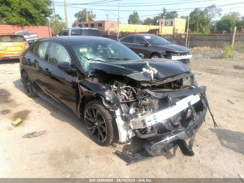 2018 HONDA CIVIC HATCHBACK SPORT - SHHFK7H40JU224505