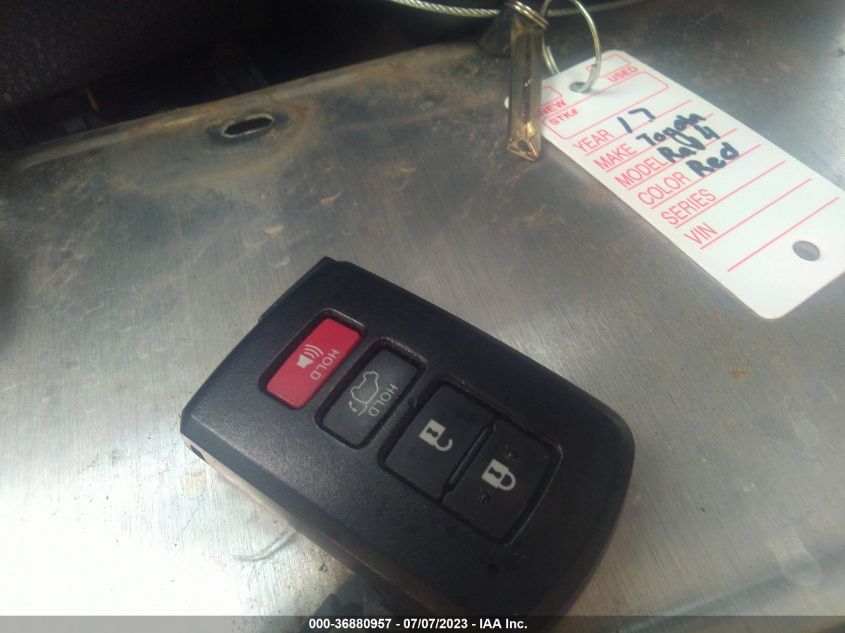 2017 TOYOTA RAV4 LIMITED - JTMYFREV2HJ122956