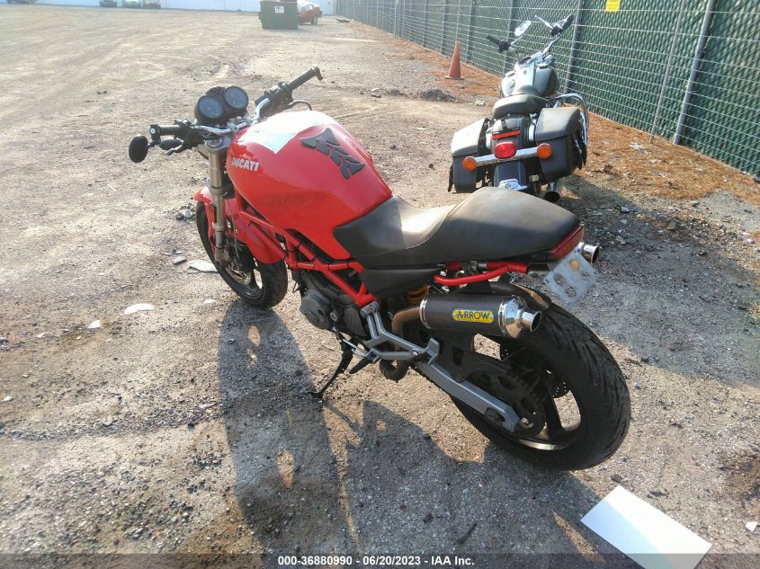2006 DUCATI MONSTER 620 - ZDM1RA2K66B075429