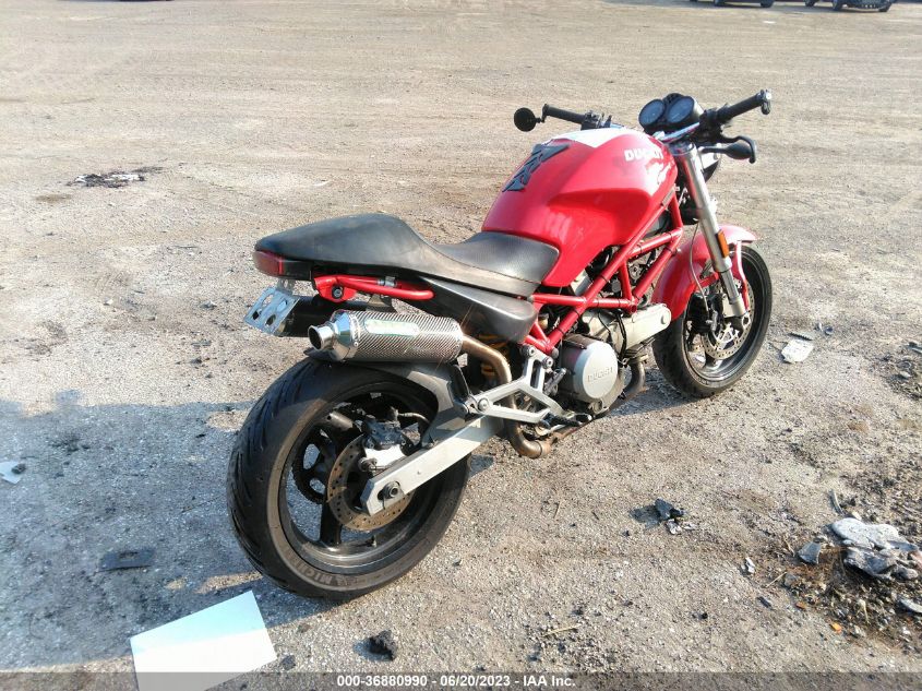 2006 DUCATI MONSTER 620 - ZDM1RA2K66B075429