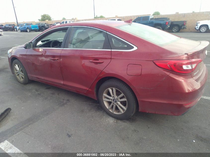 2017 HYUNDAI SONATA 2.4L - 5NPE24AF3HH575086