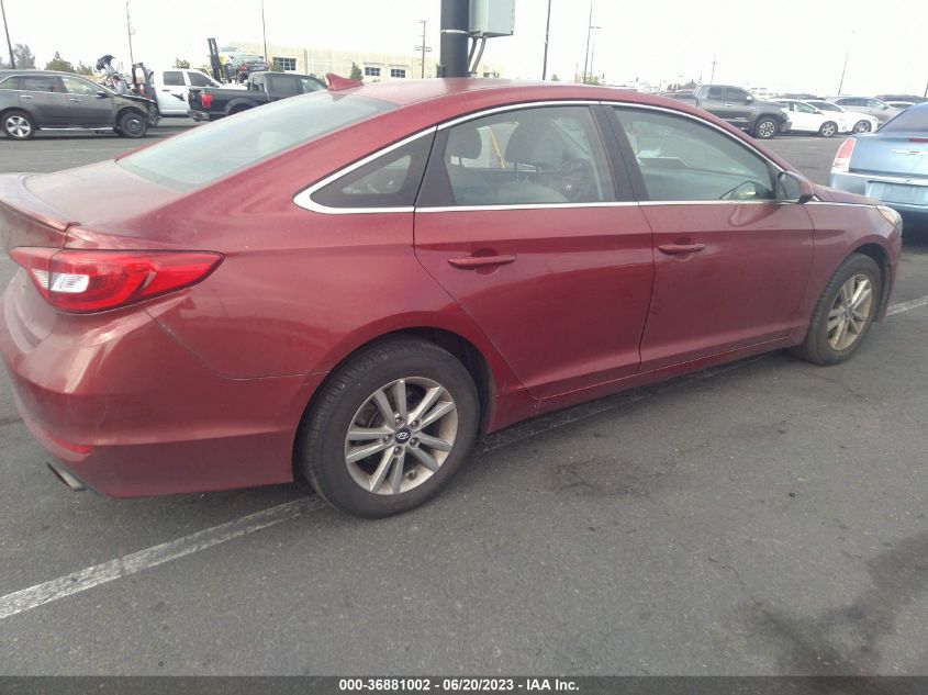 2017 HYUNDAI SONATA 2.4L - 5NPE24AF3HH575086