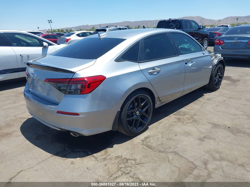 VIN 2HGFE2F53PH524955 2023 HONDA CIVIC SEDAN SPORT