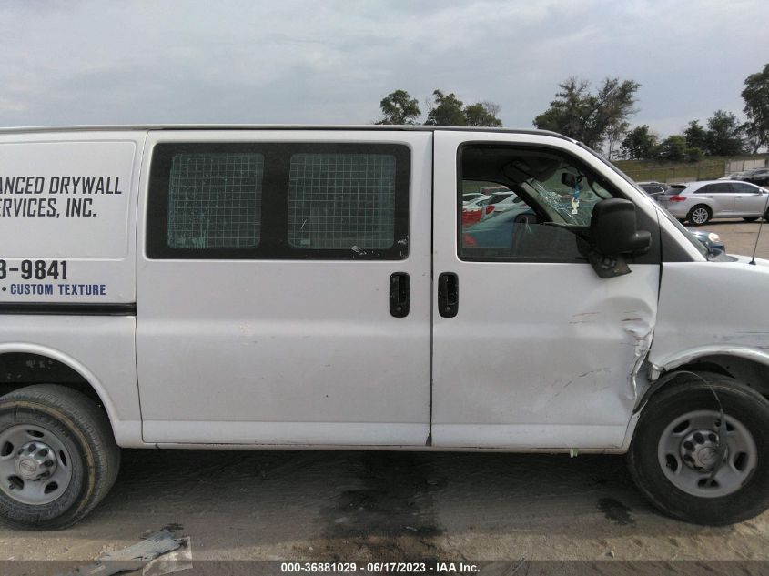 2015 CHEVROLET EXPRESS 2500 WORK VAN 1GCWGFCF3F1156710